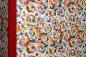 Preview: Klassisches, buntes Florentinerpapier mit Vergoldung